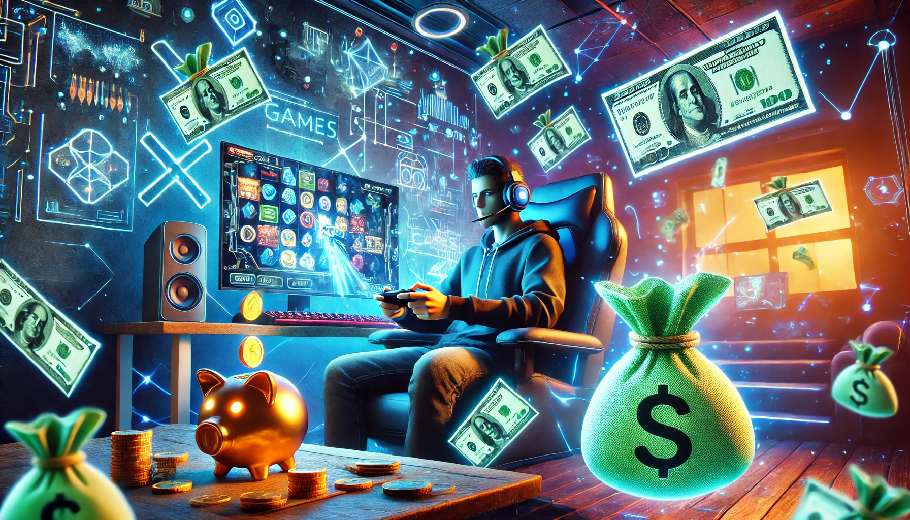 Making money playing games online